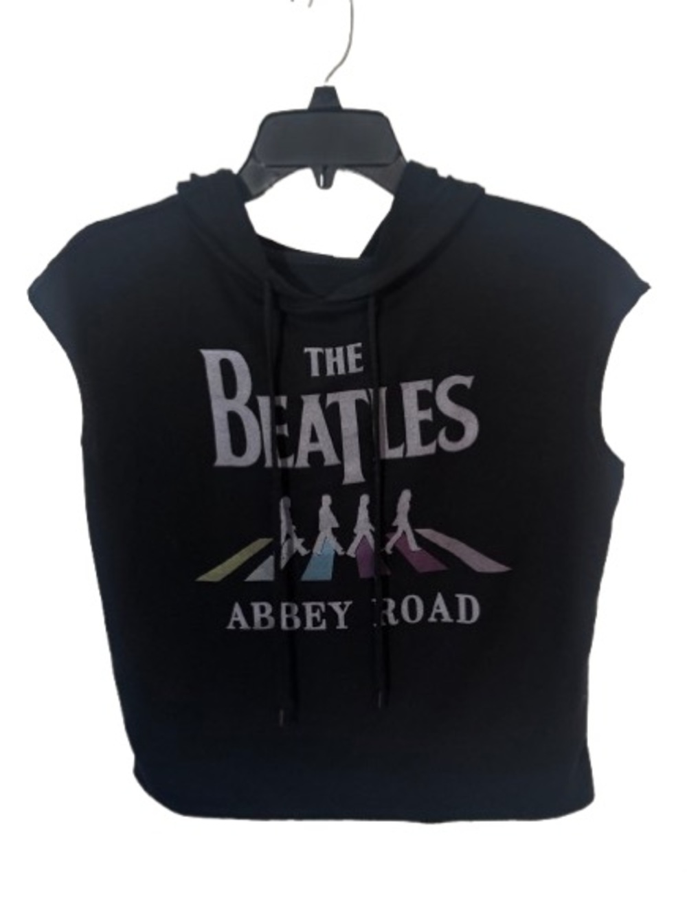 The Beatles Abbey Road women's sleeveless hoodie XS